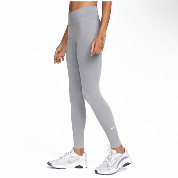 Nike Pants - NIKE Dri-FIT Light Blue-Gray Active Leggings